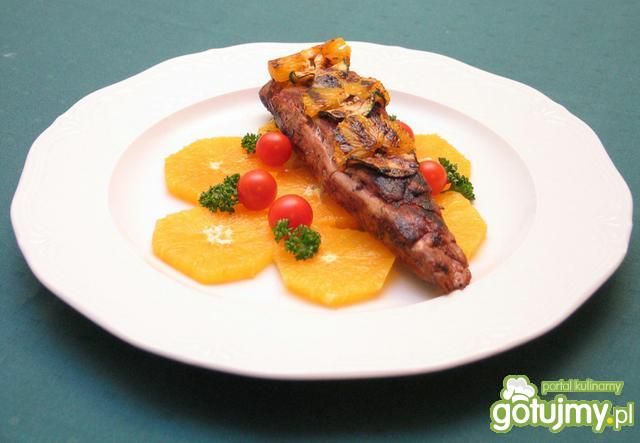 Polędwiczki wieprzowe w pomarańczach