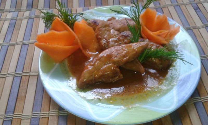 Polędwiczki z kurczaka marynowane i pieczone Polędwiczki z kurczaka marynowane i pieczone