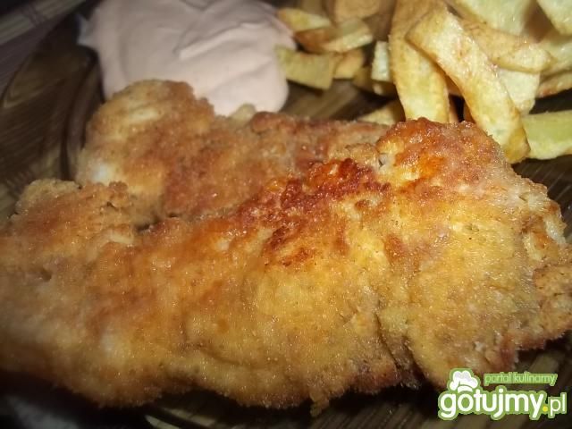 Polędwiczki z kurczaka w cieście  Polędwiczki z kurczaka w cieście
