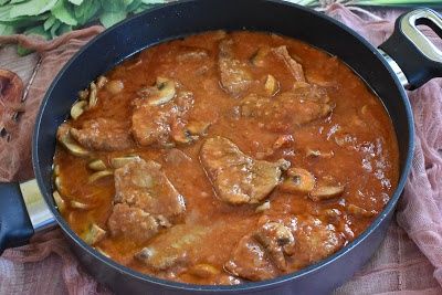 Polędwiczki z pieczarkami