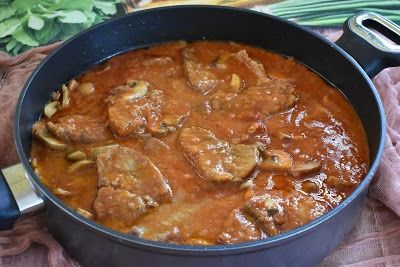 Polędwiczki z pieczarkami