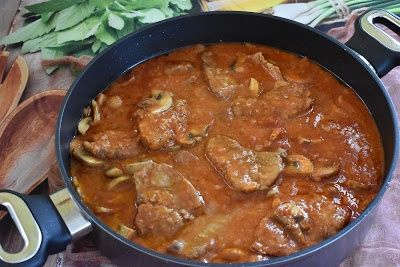 Polędwiczki z pieczarkami