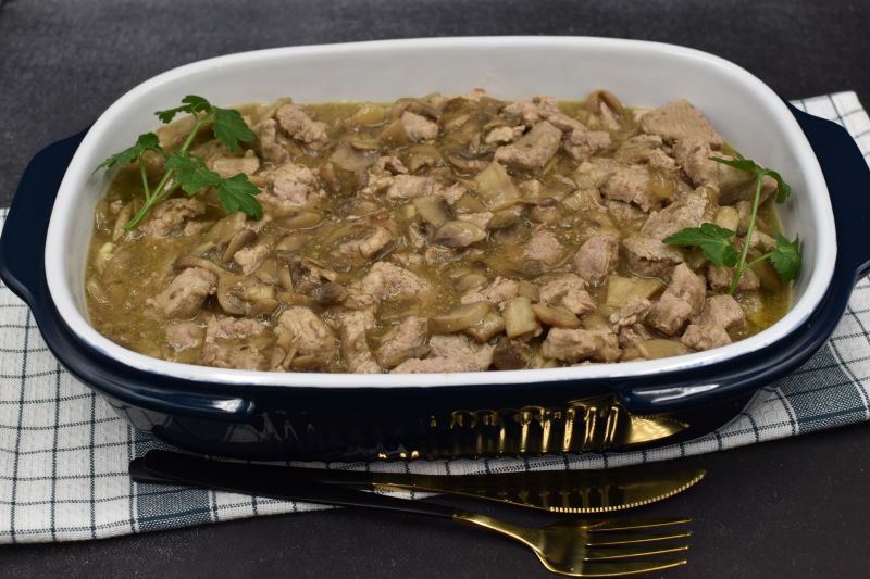 Polędwiczki z pieczarkami Polędwiczki z pieczarkami