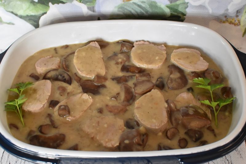 Polędwiczki z podgrzybkami