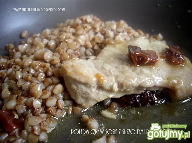 Polędwiczki z suszonymi pomidorami 