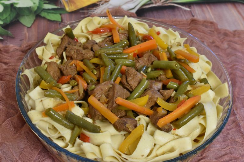 Polędwiczki z warzywami