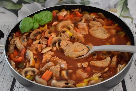 Polędwiczki z warzywami