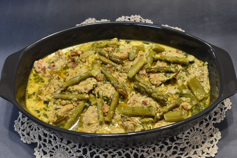 Polędwiczki ze szparagami