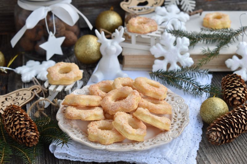 Półfrancuskie ciasteczka z cukrem