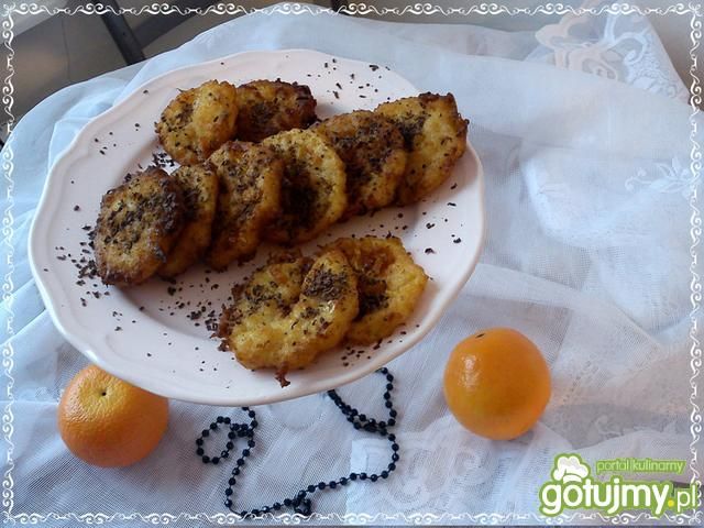 Pomarańcze w kokosowym cieście Pomarańcze w kokosowym cieście