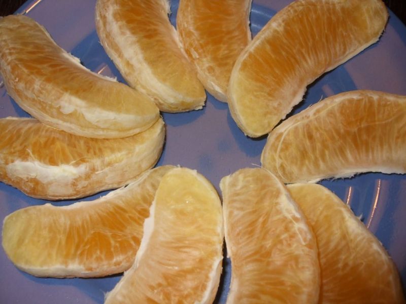 Pomarańcze z polewą czekoladową