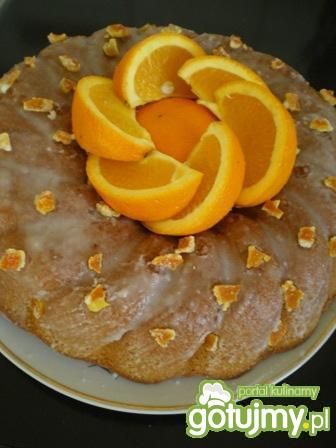 Pomarańczowa babka piaskowa