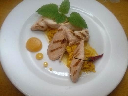 Pomarańczowa pierś kurczaka 