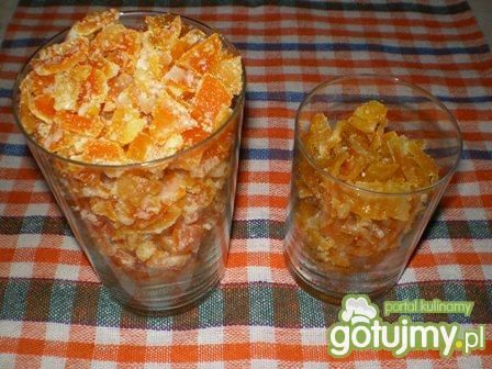 Pomarańczowa skórka smażona Pomarańczowa skórka smażona