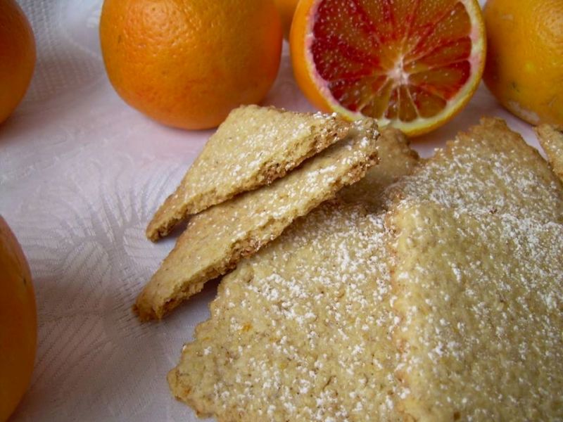 Pomarańczowe ciasteczka digestive Pomarańczowe ciasteczka digestive