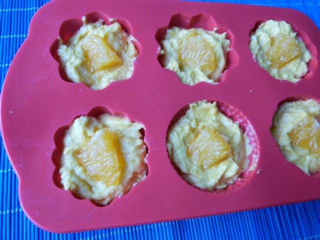 Pomarańczowe muffiny z dynią hokkaido