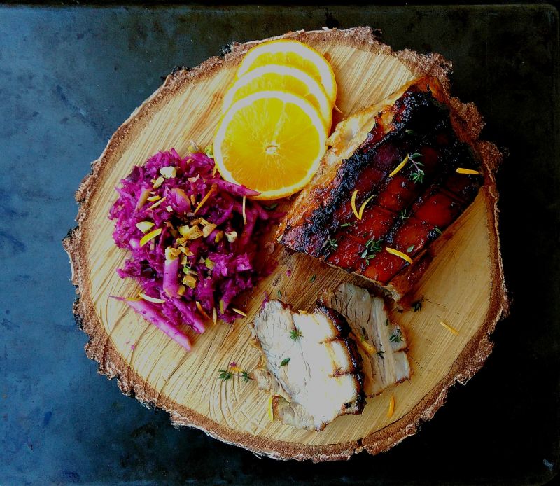 Pomarańczowy boczek pieczony Pomarańczowy boczek pieczony