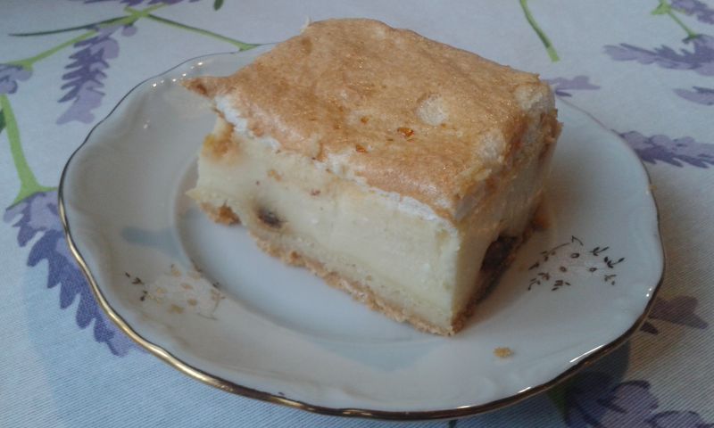 Pomarańczowy sernik z pianką