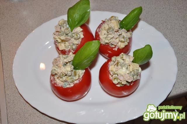 pomidorki faszerowane groszkiem pomidorki faszerowane groszkiem