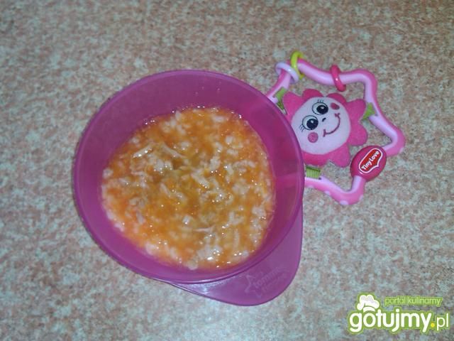 Pomidorowa na cielęcince dla niemowlaka 