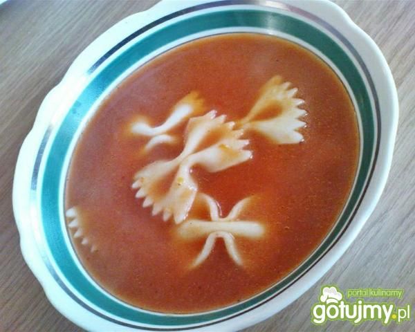 Pomidorowa na rosole z kaczki