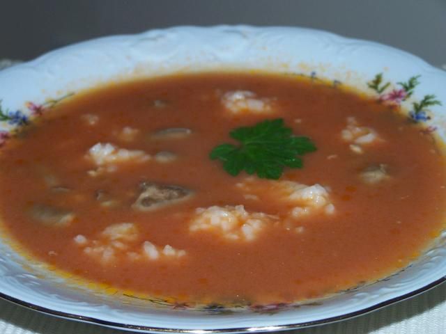 Pomidorowa na serduszkach Pomidorowa na serduszkach