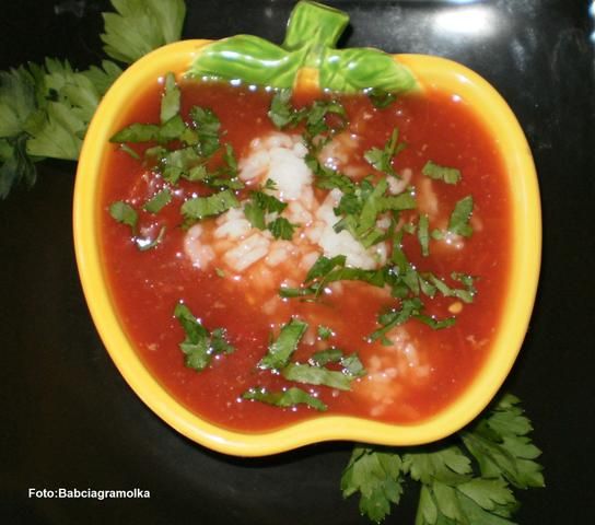 Pomidorowa  na wieprzowinie