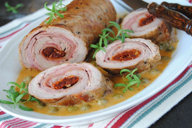 Pomidorowa rolada z polędwiczki