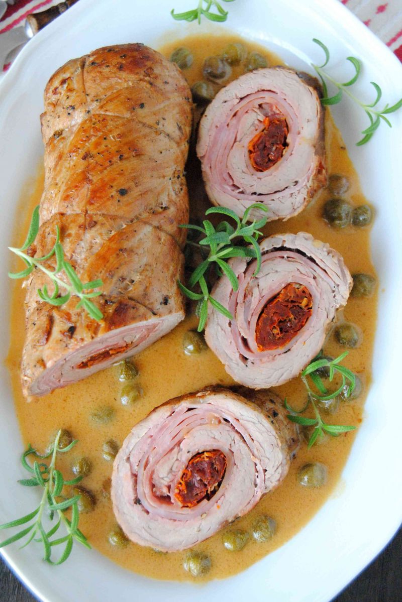 Pomidorowa rolada z polędwiczki