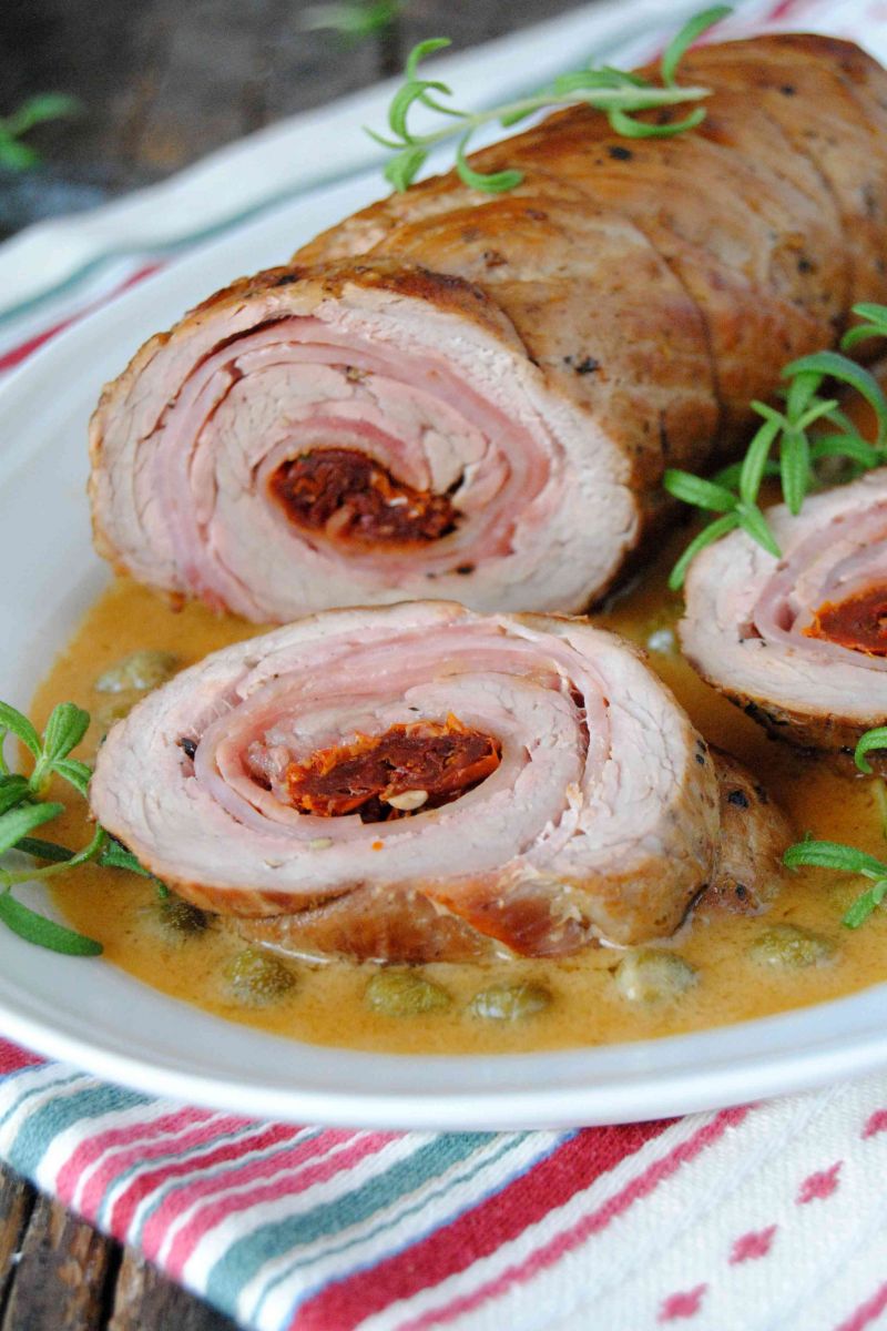 Pomidorowa rolada z polędwiczki