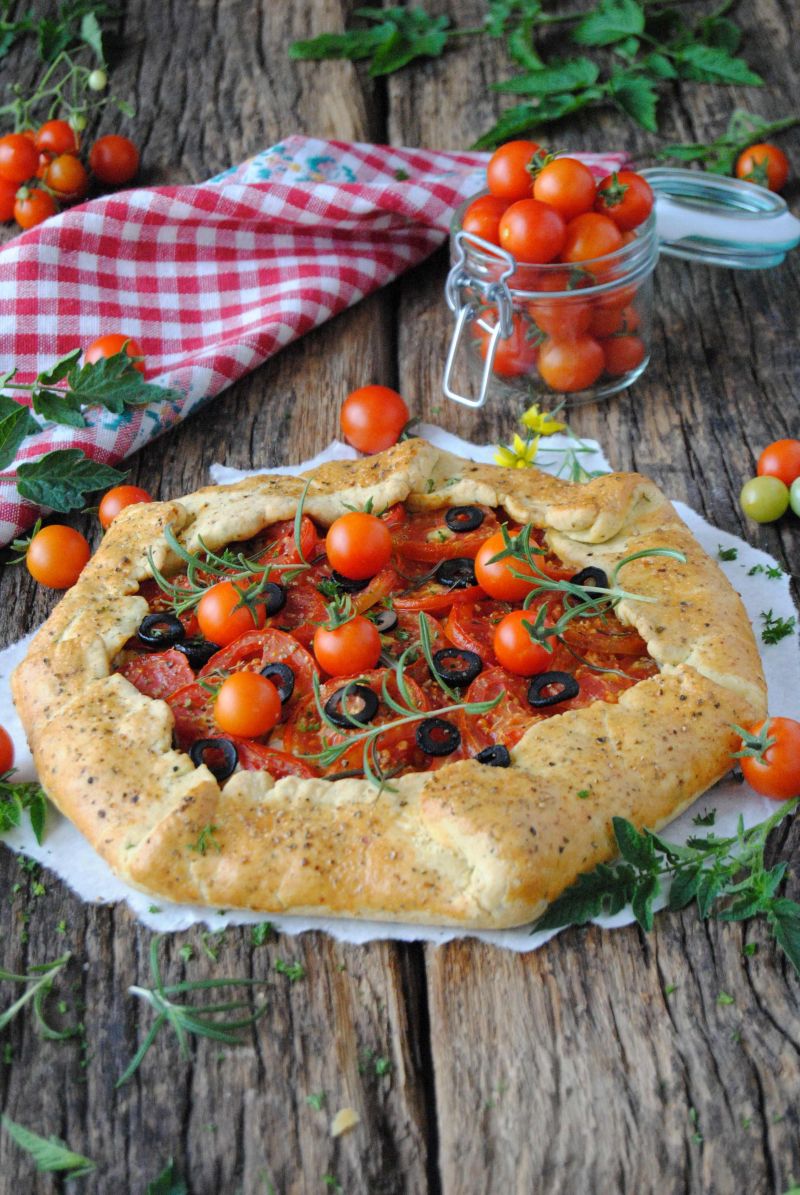 Pomidorowa tarta rustykalna Pomidorowa tarta rustykalna