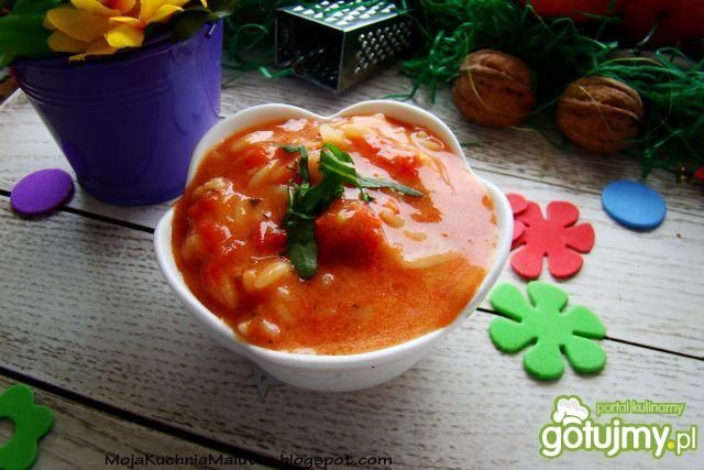 Pomidorowa z bazylia i ziołami