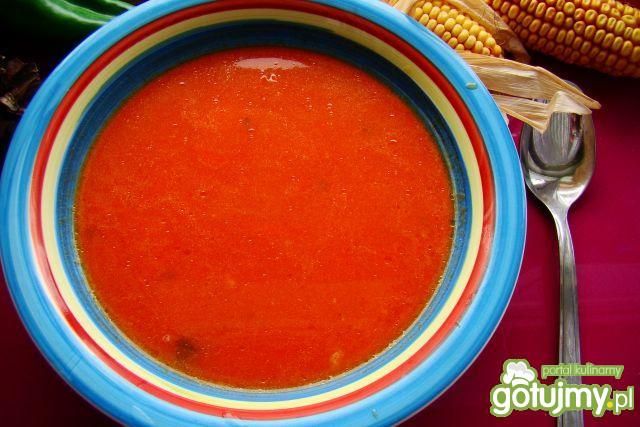 Pomidorowa z pieczona czerwoną papryką 