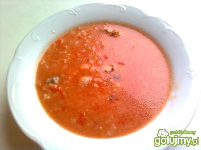 Pomidorowa z ryżem. Pomidorowa z ryżem.