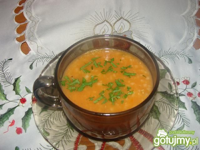 Pomidorowa z ryżem na rosole