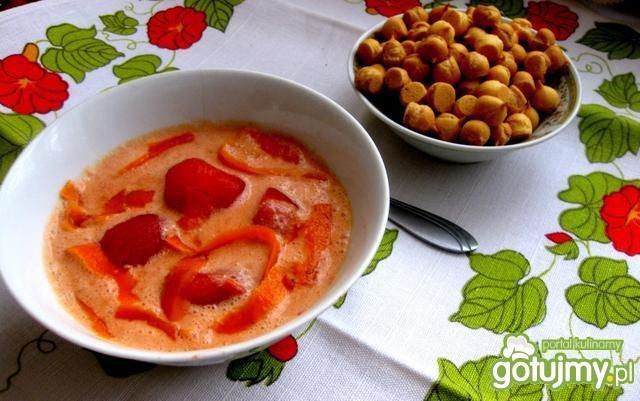 Pomidorowa z serkiem  topionym
