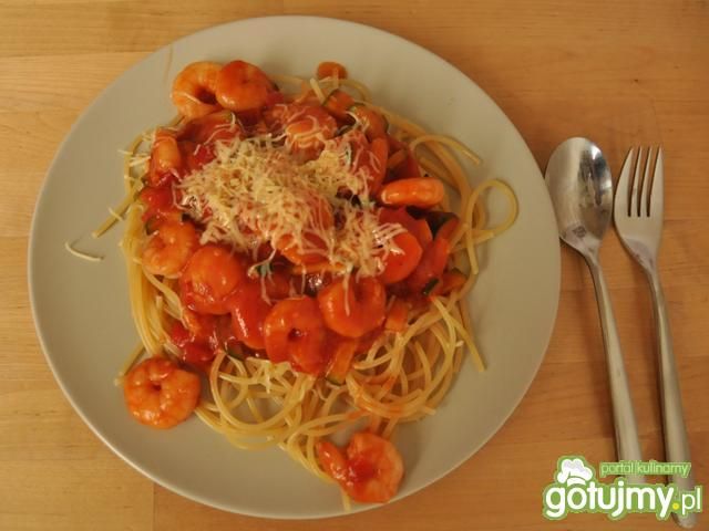 Pomidorowe krewetki Pomidorowe krewetki