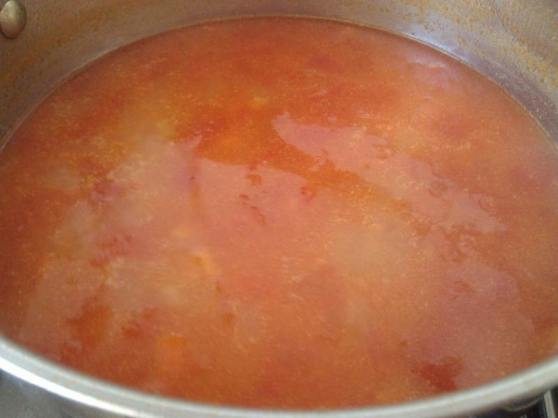 Pomidorówka z duszonymi pomidorami 