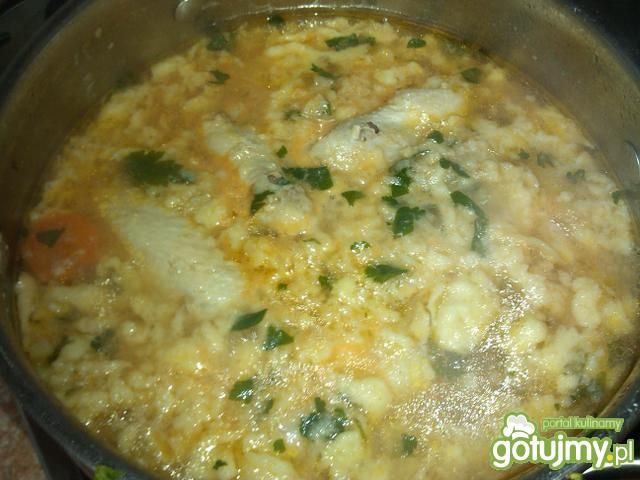 Pomidorówka z lanymi kluskami 2