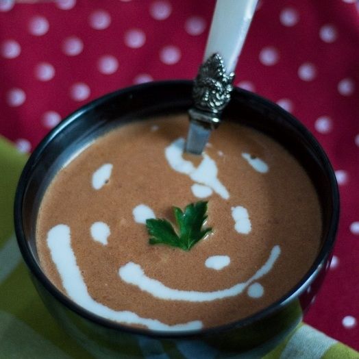 Pomidorówka z mlekiem kokosowym