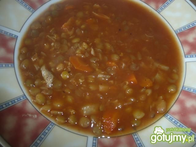 pomidorowy krem z kaszą