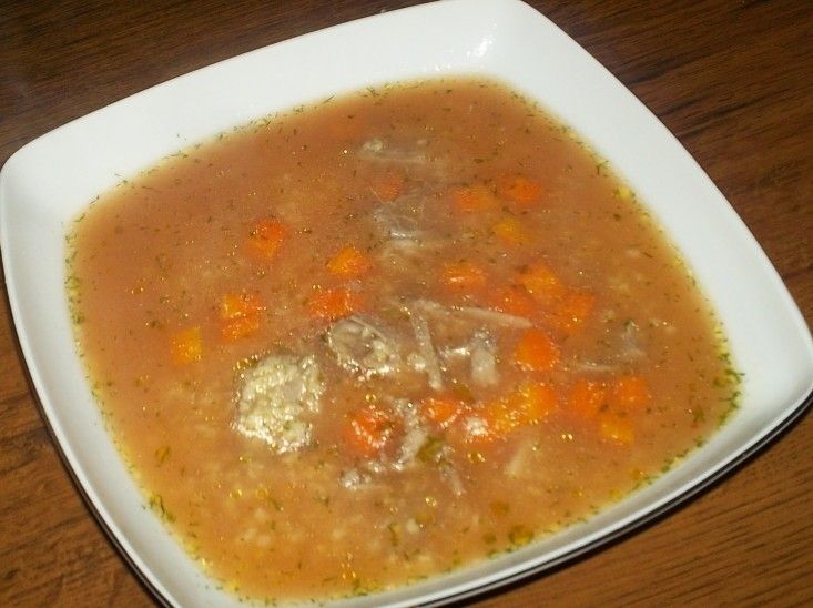 Pomidorowy krupnik z kaszą jaglaną