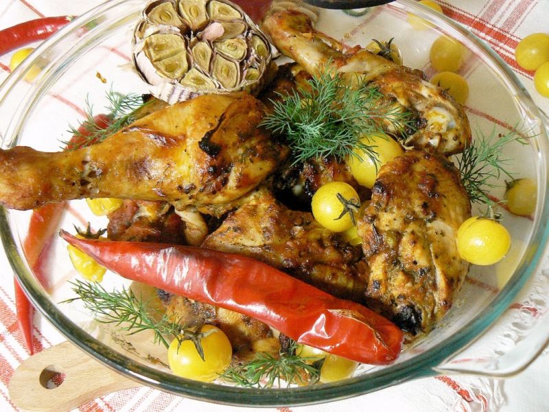 Pomidorowy kurczak na ostro