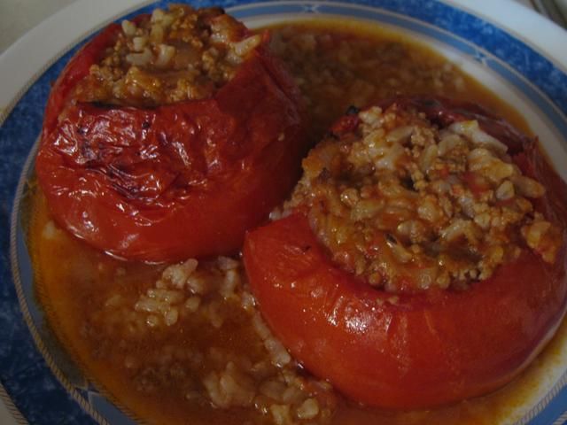 Pomidory  nadziewane miesem