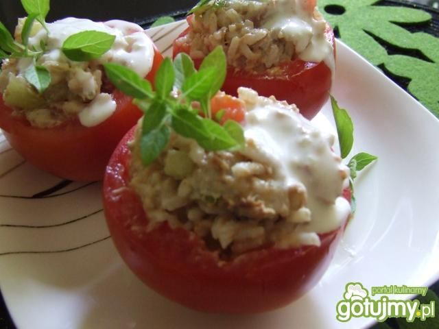 Pomidory nadziewane tuńczykiem 3 Pomidory nadziewane tuńczykiem 3