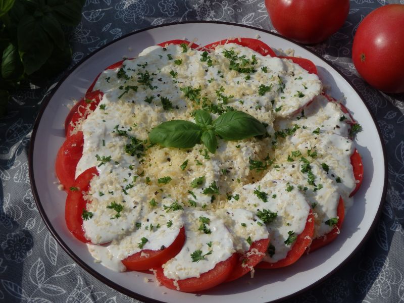 Pomidory pod pierzynką Pomidory pod pierzynką