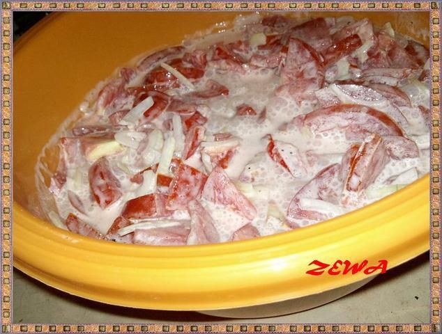 Pomidory w śmietanie