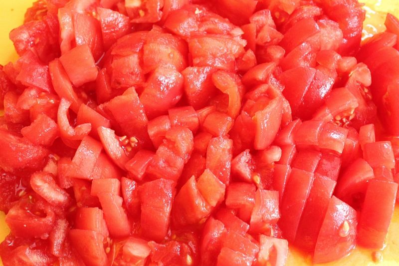Pomidory z bakłażanem zapiekane  