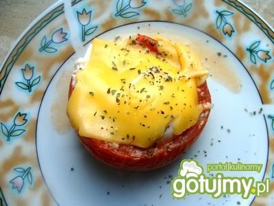 Pomidory z jajkiem w koszulce