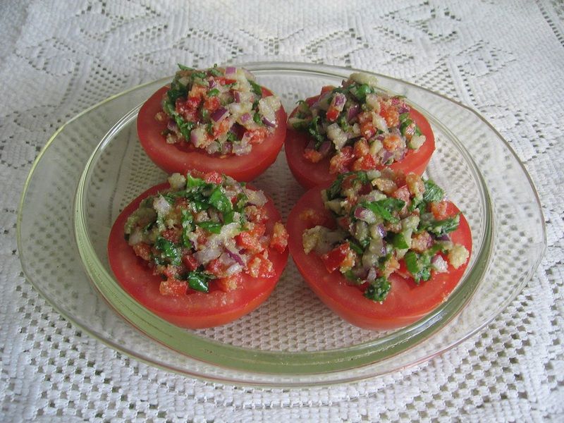 Pomidory zapiekane z bazylią i parmezanem